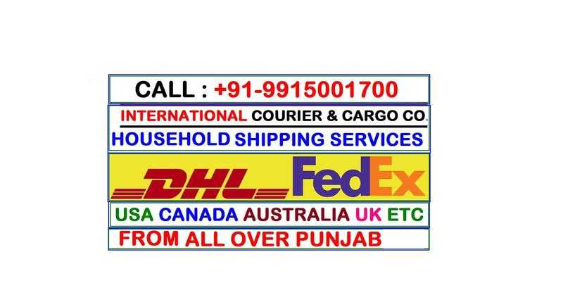 Courier Service Company in Ludhiana Punjab to UK Canada USA Australia Call 9915001700