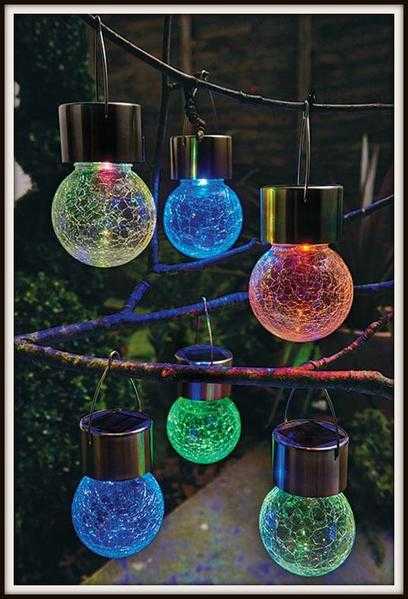 Crackle Ball Solar Lights