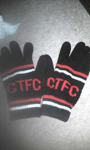 Crawley Town FC Hats, Scarves, Gloves For Sale