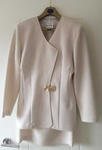 Cream 2-piece Designer Suit