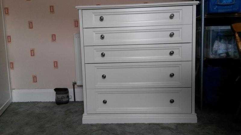 cream chest  of drawers