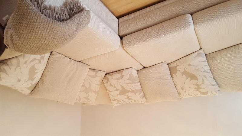 Cream corner sofa