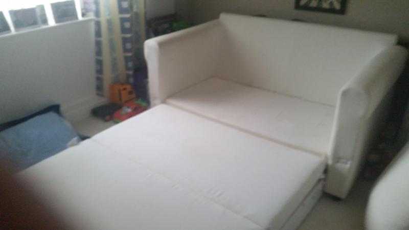 Cream Double sofa Bed (ikea)