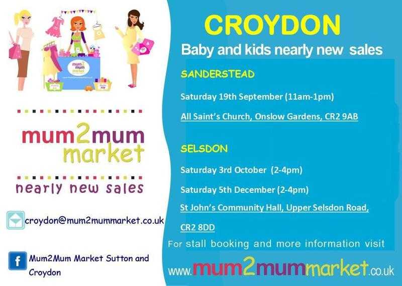 CROYDON Mum2Mum Market Nearly New Sale