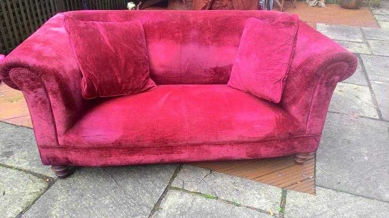 Crushed velvet John Lewis sofa