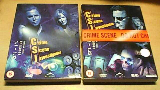 CSI COMPLETE FIRST SEASON - 2 x 3DVD BOX SETS