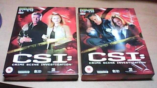 CSI COMPLETE SEASON 3 - 2 x DVD BOXED SETS- 6 DVD039S - 24 EPISODES