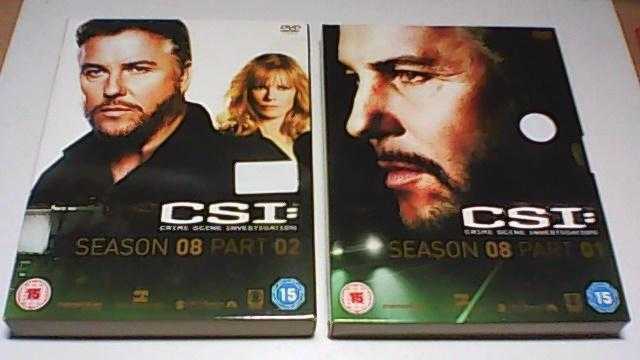 CSI COMPLETE SEASON 8 BOXED SETS- 6 x DVD039S. - ALL 17 EPISODES