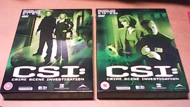 CSI - COMPLETE SEASON TWO - 2 x 3DVD BOX SETS- 24 EPISODES