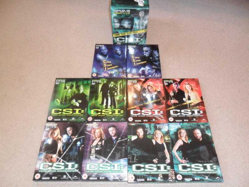 CSI Crime Scene Investigation - DVD Box Set - Seasons 1,2,3,4,5