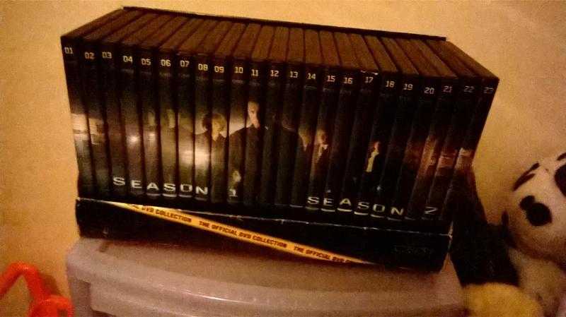 csi dvds, seasons 1-4