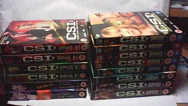 CSI SEASONS 1-7 BOXED SETS 42 x DVD039S - 30 THE LOT