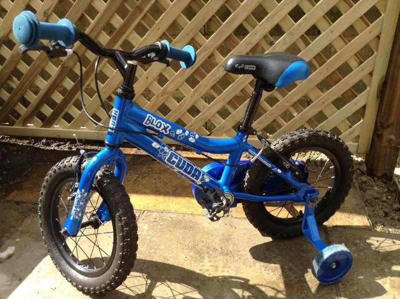 Cuda Blox 14quot childs bike, blue, suit age 3-5 yrs approx