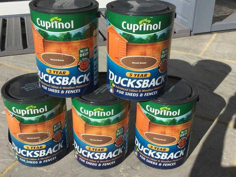 Cuprinol ducksback fence paint (come on make me a reasonable offer)