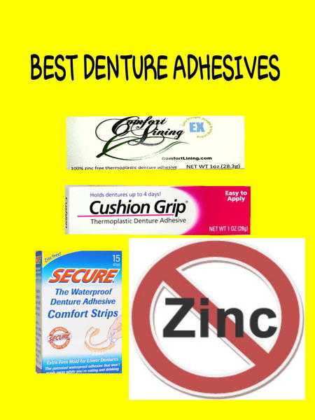 Cushion denture adhesives for dentures