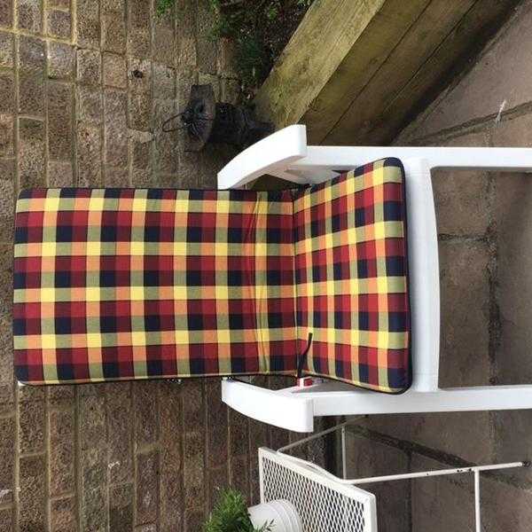 Cushion for garden chairs