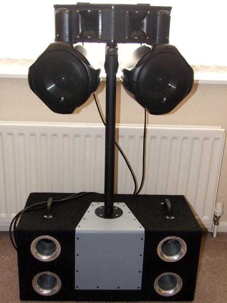 CUSTOM BUILT STEREO SPEAKER SYSTEM - See Details