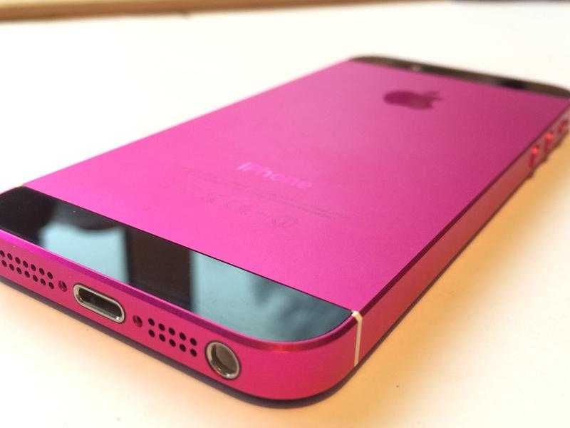 Custom Rosy iPhone 5 in new housing