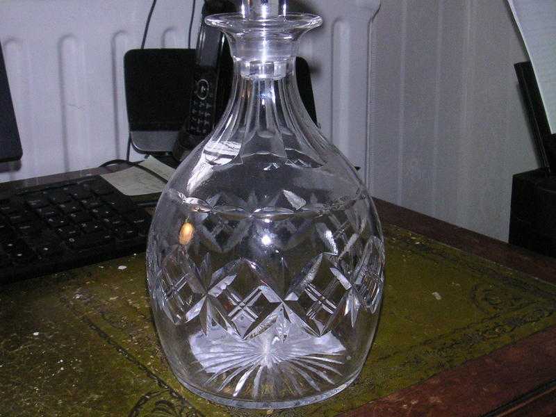 Cut Glass Ship039s Wine Decanter