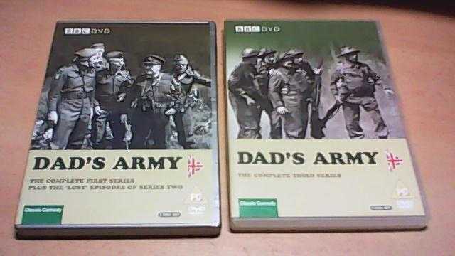 DAD039S ARMY COMPLETE FIRST AND THIRD SERIES DOUBLE DVD SETS-amp 039LOST039 SERIES 2 EPISODES