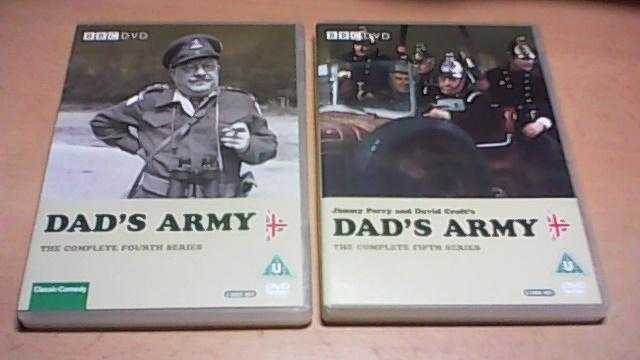 DAD039S ARMY COMPLETE SERIES 4 AND 5 - 2 x BBC DOUBLE DVD SETS