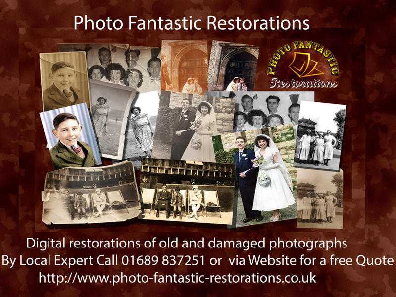 Damaged or fading photographs