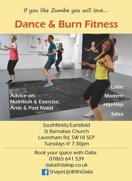 Dance and Burn Fitness (if you like Zumba you will love this class)