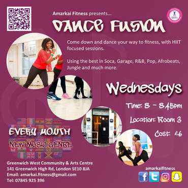 Dance Fusion Fitness Classes in SE London