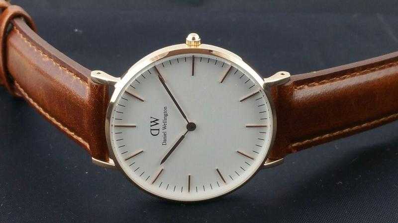 Daniel Wellington 0507DW ladies Classic 36 St Mawes Brown Leather