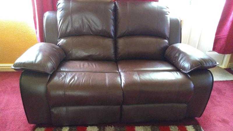 Dark brown sofa