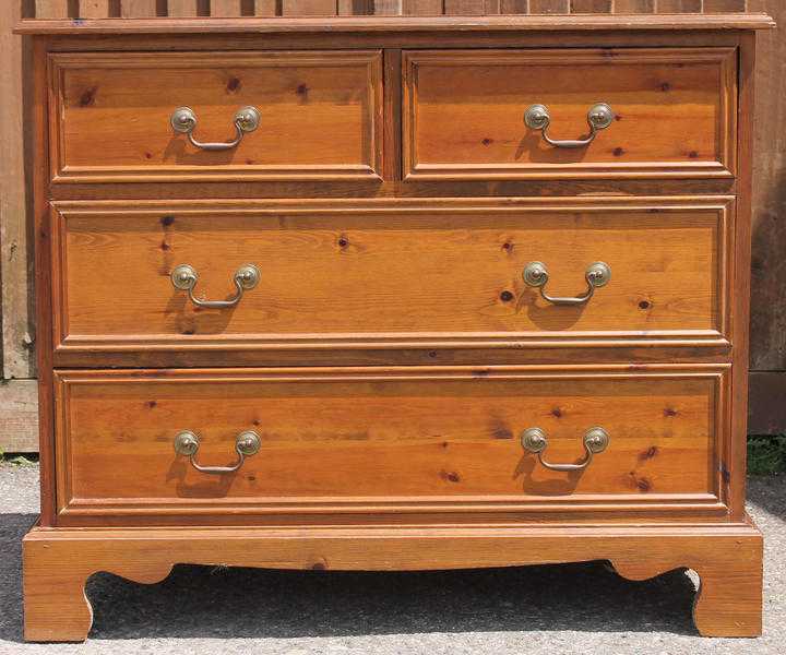 Dark Pine Chest of Drawers