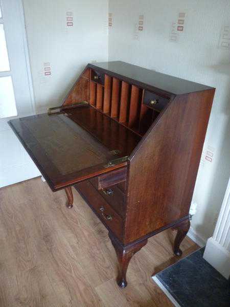 Dark Solid Wood Bureau