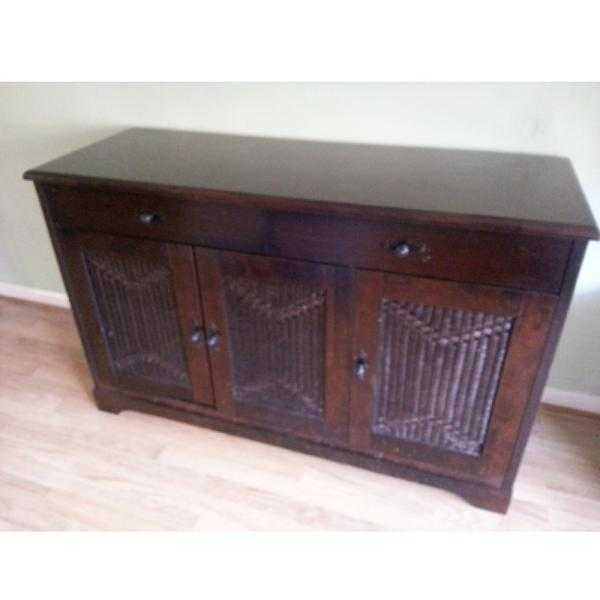 Dark Wood Sideboard, TV unit and CD Cabinet