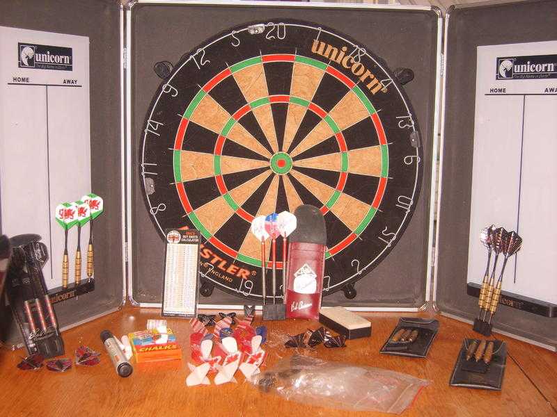 dart board and acceseries for sale