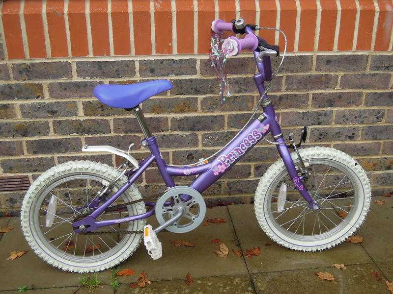 Dawes Princess Purple Girl039s Bike with 16quot Wheels