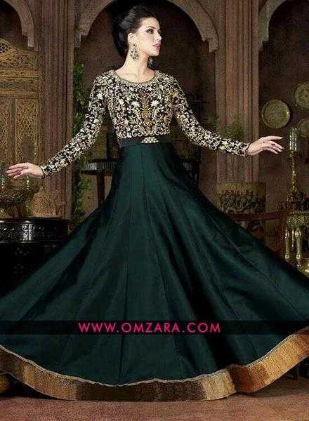 Dazzling Party Wear Georgette Silk Embroidery Anarkali Suit