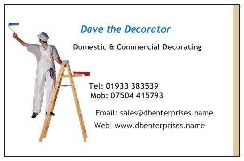 DB Enterprises - Dave The Decorator