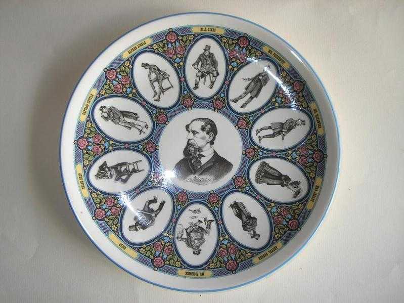 DECORATIVE PLATE-CHARLES DICKENS