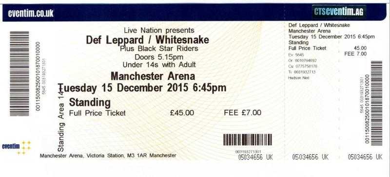 Def Leppardwhitesnake (manchester arena) 15122015