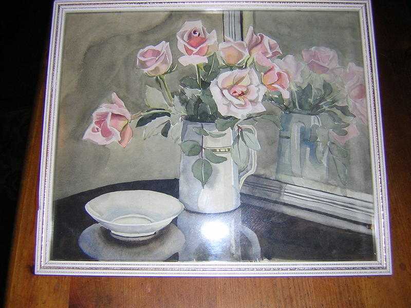 Delightful Water-colour of Roses