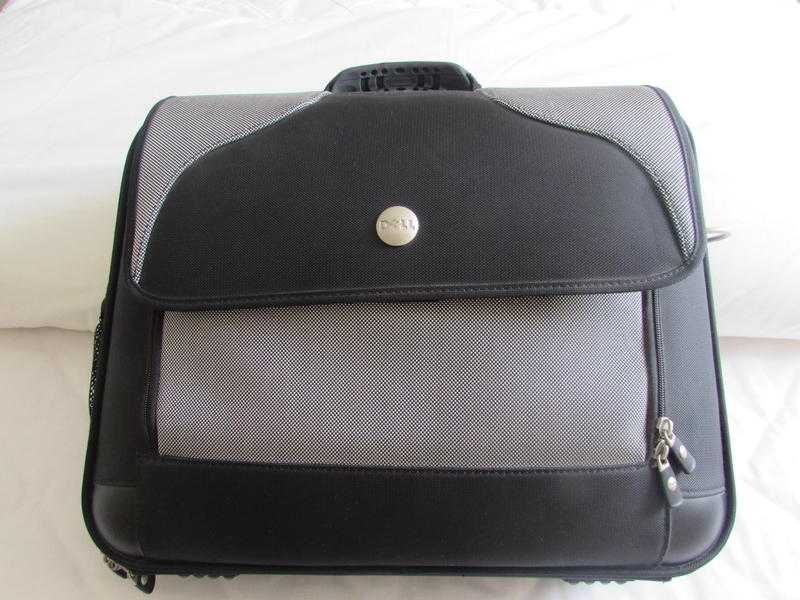 DELL BLACK  SILVER LAPTOP BAG - NEVER USED