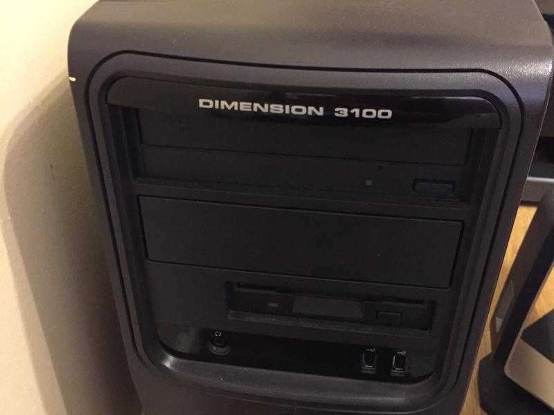 Dell desktop dimension 3100 with Windows XP and Intel 4