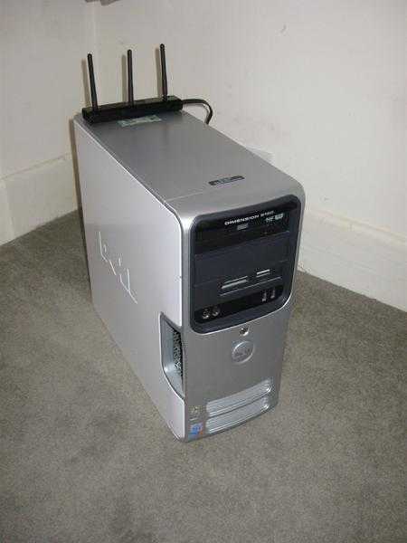 Dell Dimension 5150 PC base with WIFI and DVD writer