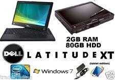 Dell LATITUDE XT TabletLaptop Ediiton - Core 2 Duo Win 7 touchscreen SD