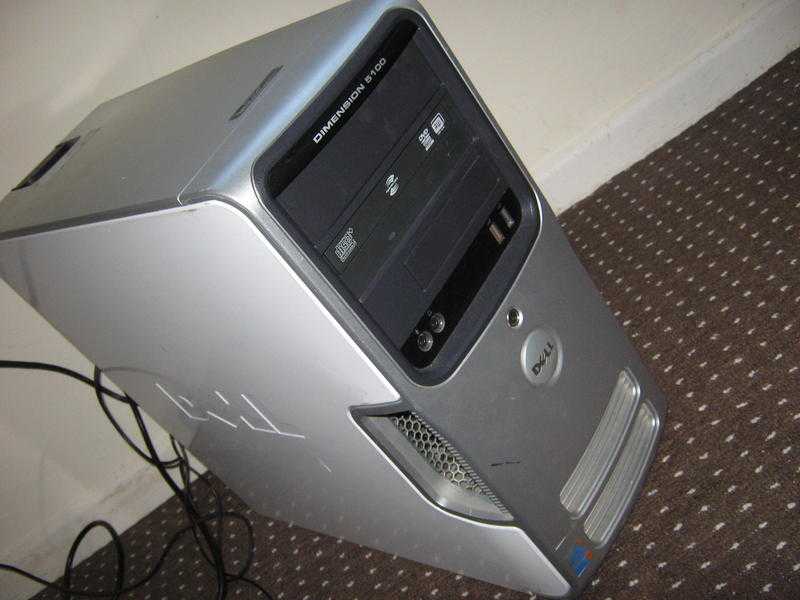 Dell P4HT 2800MHz, Windows 7 Tower PC