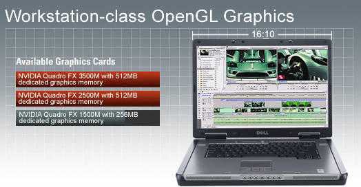 Dell Precision M90 17quot Gaming Laptop 2.0GHz 3GB 500GB FX2500 1920x1200 Win 10 Pro