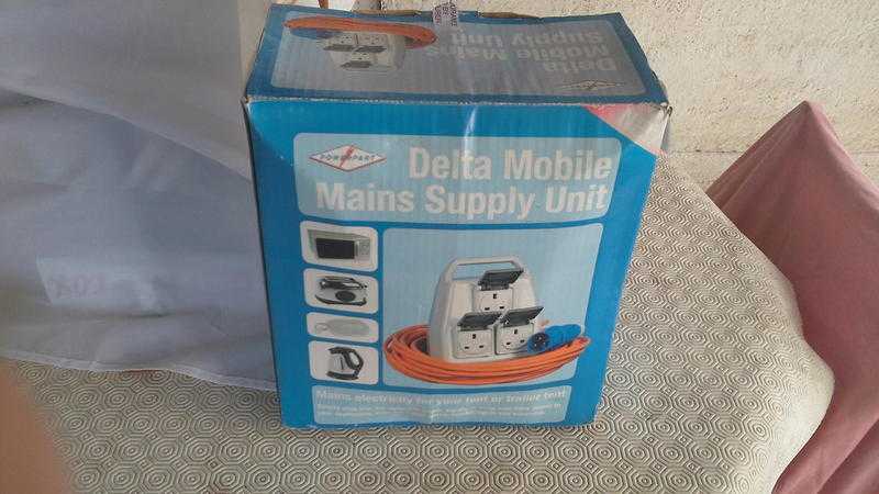 Delta mobile mains supply unit ( for camping )