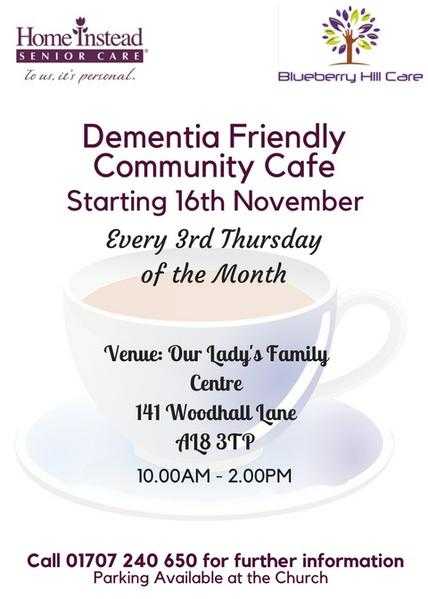 Dementia Friendly Community Cafe