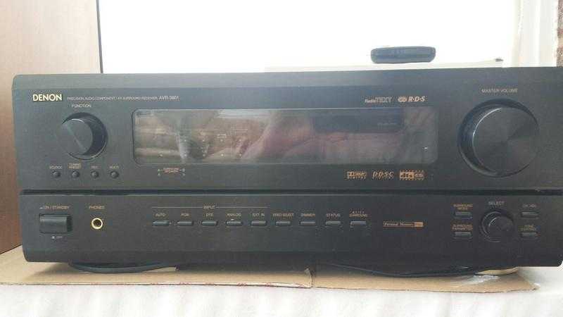 Denon AVR-3801 7-channel AV surround receiver