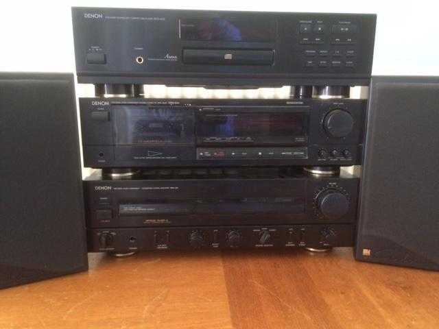 Denon Stereo Equipment plus KEF Loudspeakers